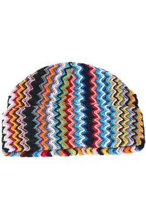 Missoni Tilbehør, unisex, Flerfarvet, ONE SIZE, Geometrisk Multifarvet Hat
