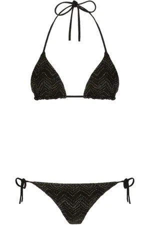 Missoni Badetøj, Dame, Sort, XS, Sort Lace-Up Strandtøj