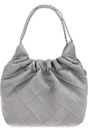 Tory Burch Taske, Dame, Grå, ONE SIZE, Uld, Mini skuldertaske
