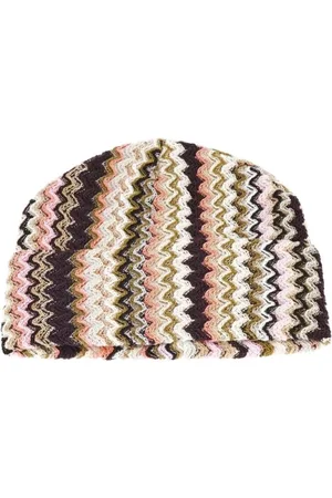 Missoni Tilbehør, unisex, Flerfarvet, ONE SIZE, Geometrisk Farverig Hat - Mode Tilbehør