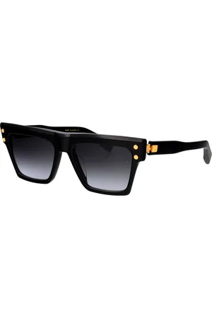 Balmain Tilbehør, unisex, Sort, 54 MM, Uld, Stilfulde solbriller