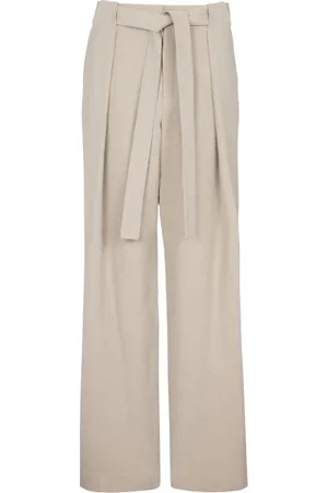 Balmain Bukser, Herre, , L, Linned, Løstsiddende linnedbukser