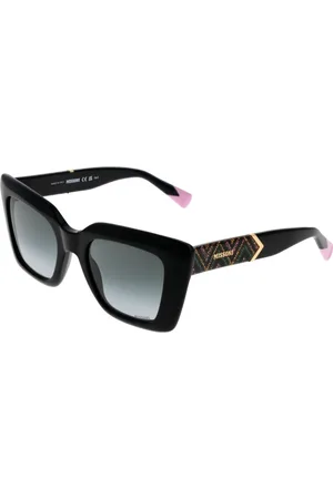 Missoni Tilbehør, Dame, Sort, ONE SIZE, Uld, Sorte Cat Eye Solbriller
