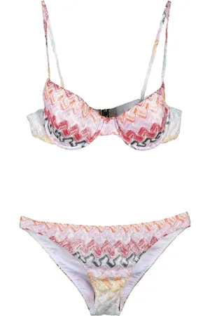 Missoni Badetøj, Dame, Flerfarvet, XS, Uld, Stilfuldt Bikini i Viskosestof
