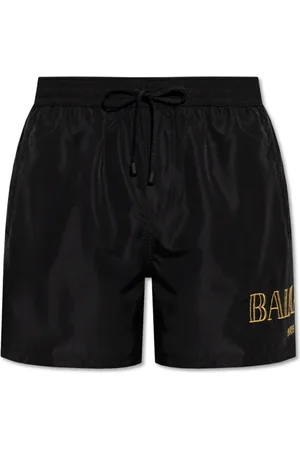 Balmain Badetøj, Herre, Sort, 2XL, Uld, Badeshorts