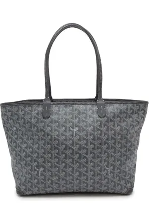 GOYARD Pre-owned, Dame, Grå, ONE SIZE, Uld, Pre-owned Laeder skuldertasker