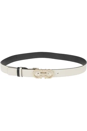 Salvatore Ferragamo Tilbehør, Dame, , 85 CM, Reversible Two-Tone Slim Bælte