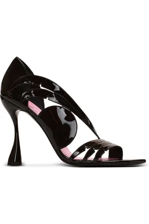 Balmain Sko, Dame, Sort, 39 EU, Læder, Heeled Eden Sandaler