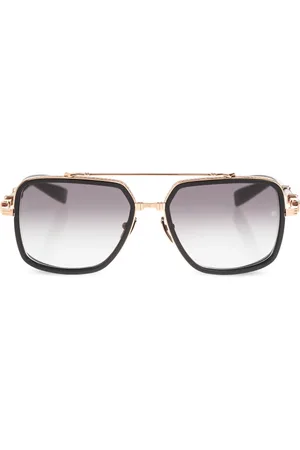 Balmain Tilbehør, unisex, Sort, ONE SIZE, Uld, Firkantede solbriller