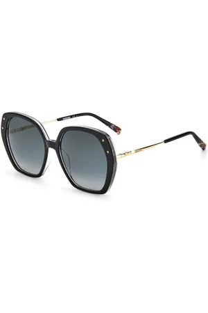 Missoni Tilbehør, Dame, Sort, 56 MM, Sorte solbriller med 807/9O linser