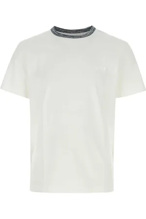 Missoni Top, Herre, Hvid, S, Bomuld, Hvid Bomuld T-Shirt
