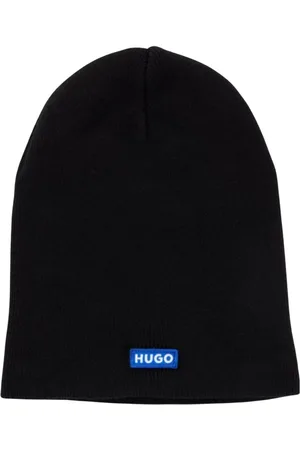 HUGO BOSS Tilbehør, Herre, Sort, ONE SIZE, Uld, Beanie Hue