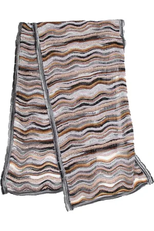 Missoni Tilbehør, Dame, Flerfarvet, ONE SIZE, Uld, Intarsia Sequin Tørklæde