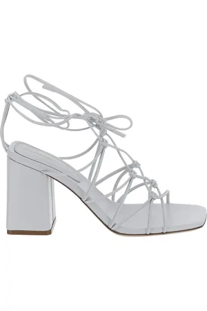 Gianvito Rossi Sko, Dame, Hvid, 37 1/2 EU, Læder, Minas sandal