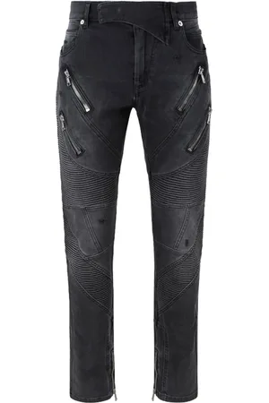 Balmain Jeans, Herre, Sort, W31, Bomuld, Antracitgrå Skinny Jeans