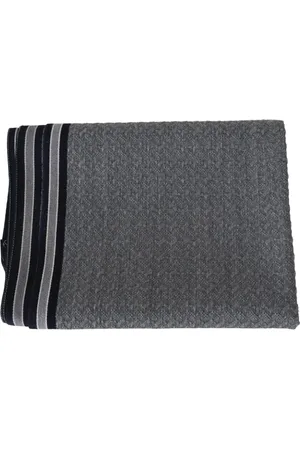 Missoni Tilbehør, Herre, Grå, ONE SIZE, Uld, Elegant grå uld tørklæde med signaturstriber