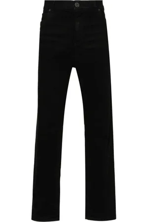 Balmain Jeans, Herre, Sort, W30, Denim, Sort denim straight leg jeans