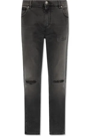 Balmain Jeans, Herre, Grå, W30, Bomuld, regular-fit jeans