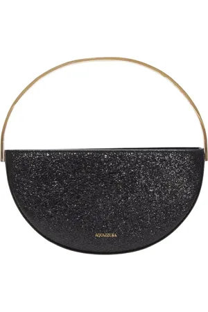 Aquazzura Taske, Dame, Sort, ONE SIZE, Uld, Sort Purist Mini Håndtaske