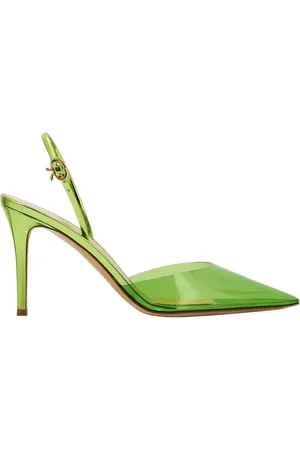 Gianvito Rossi Sko, Dame, Grøn, 40 EU, Læder, Grøn Ribbon d
