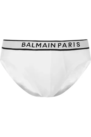 Balmain Undertøj, Herre, Hvid, 2XL, Bomuld, Hvide bomuldstrusser 2-pak