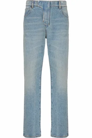 Balmain Jeans, Herre, Blå, W27, Denim, Almindelige fit denim jeans