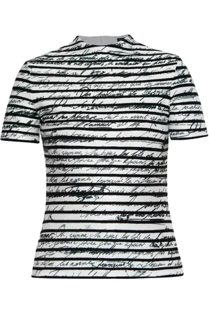 Balmain Top, Dame, Flerfarvet, M, Bomuld, Printet T-shirt