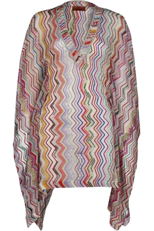 Missoni Kjole, Dame, Flerfarvet, S, Uld, Multifarvede Stilfulde Jakker