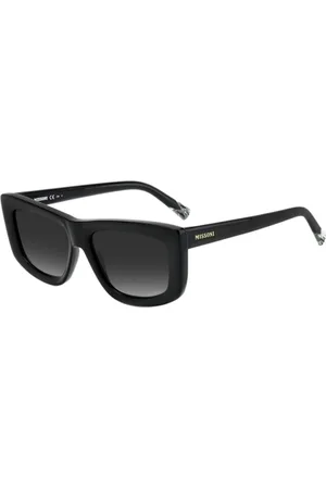 Missoni Tilbehør, Dame, Sort, 56 MM, Sort plastik kvinde solbrille
