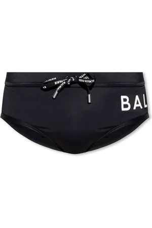 Balmain Badetøj, Herre, Sort, S, Svømmebukser med logo