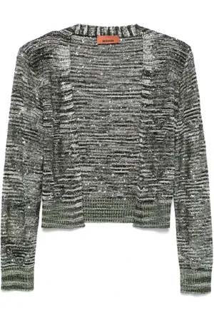 Missoni Strik, Dame, Flerfarvet, M, Dame Cardigan Sweater