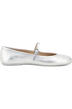 Gianvito Rossi Sko, Dame, Grå, 36 1/2 EU, Uld, Silkevaskede Ballerina Sko