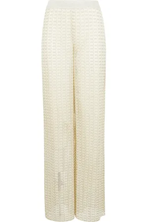 Missoni Bukser, Dame, , M, Uld, Rette bukser med elastisk talje og fuld foring