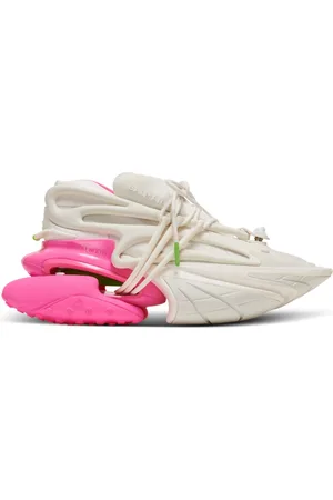 Balmain Sko, Dame, Hvid, 38 EU, Uld, Unicorn Sneakers