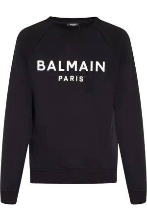 Balmain Sweathshirts & Hoodies, Herre, Sort, M, Bomuld, Hættetrøjer
