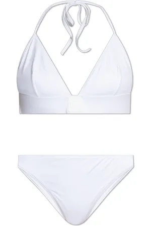 Balmain Badetøj, Dame, Hvid, XS, To-delt badedragt