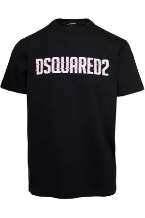 Dsquared2 Top, Herre, Sort, M, Uld, Stilfulde T-shirts til mænd