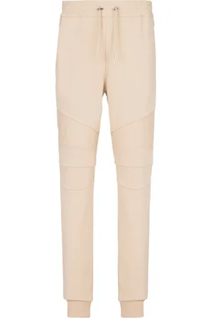 Balmain Bukser, Herre, , S, Bomuld, Paris flocked joggers