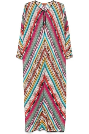 Missoni Kjole, Dame, Flerfarvet, S, Kvinders Lang Cover Kjole