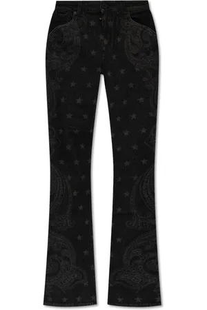 Balmain Jeans, Dame, Sort, M, Uld, Bootcut Jeans