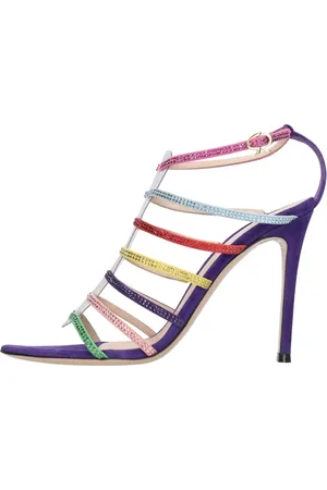 Gianvito Rossi Sko, Dame, Flerfarvet, 40 EU, Læder, Sandaler MultiFarvet
