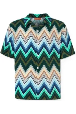 Missoni Skjorte, Herre, Flerfarvet, XL, Viskose Skjorter