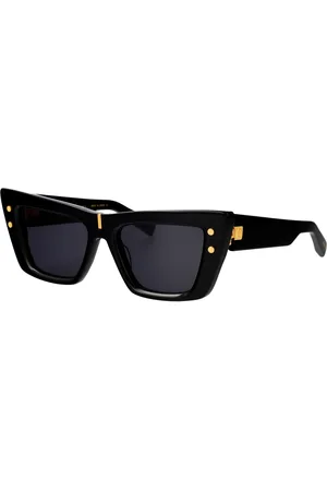 Balmain Tilbehør, Dame, Sort, 54 MM, Uld, Stilfulde B-Eye Solbriller til dig