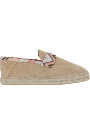 Missoni Sko, Dame, , 39 EU, Polyester, Espadriller med zigzag-mønster og raffiasål