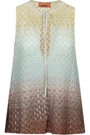 Missoni Top, Dame, Flerfarvet, M, Uld, Stilfuld Top