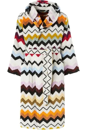 Missoni Nightwear & Lounge, Dame, Flerfarvet, L, Hvid Selvbind Lommer Tilbehør