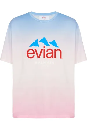 Balmain Top, Dame, Flerfarvet, M, Bomuld, x Evian - Gradient T-shirt