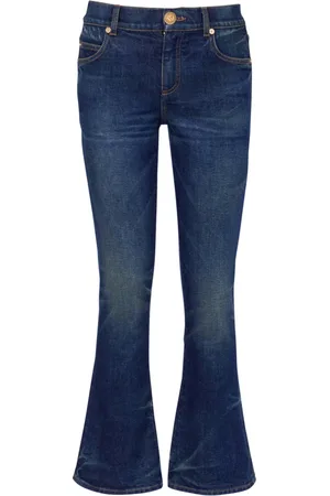 Balmain Jeans, Dame, Blå, M, Denim, Vintage denim jeans