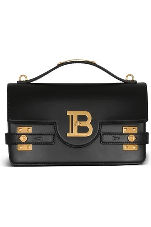 Balmain Taske, Dame, Sort, ONE SIZE, Læder, Glat læder B-Buzz 24 taske