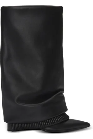 Balmain Sko, Dame, Sort, 37 EU, Læder, Kalveskindsbuksestøvler